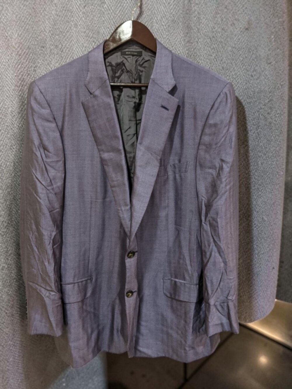Men's Brioni Made in Italy Blue Sports Coat Sz 50 L New No Tags !
